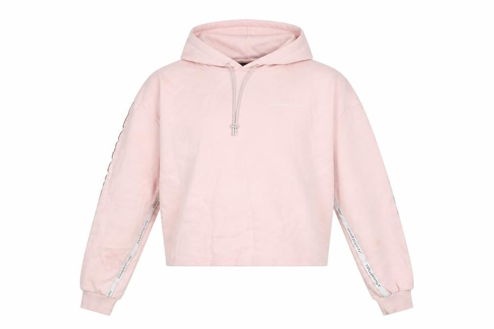 Front view of Good For Nothing Women's Pink Pullover Hoodie S