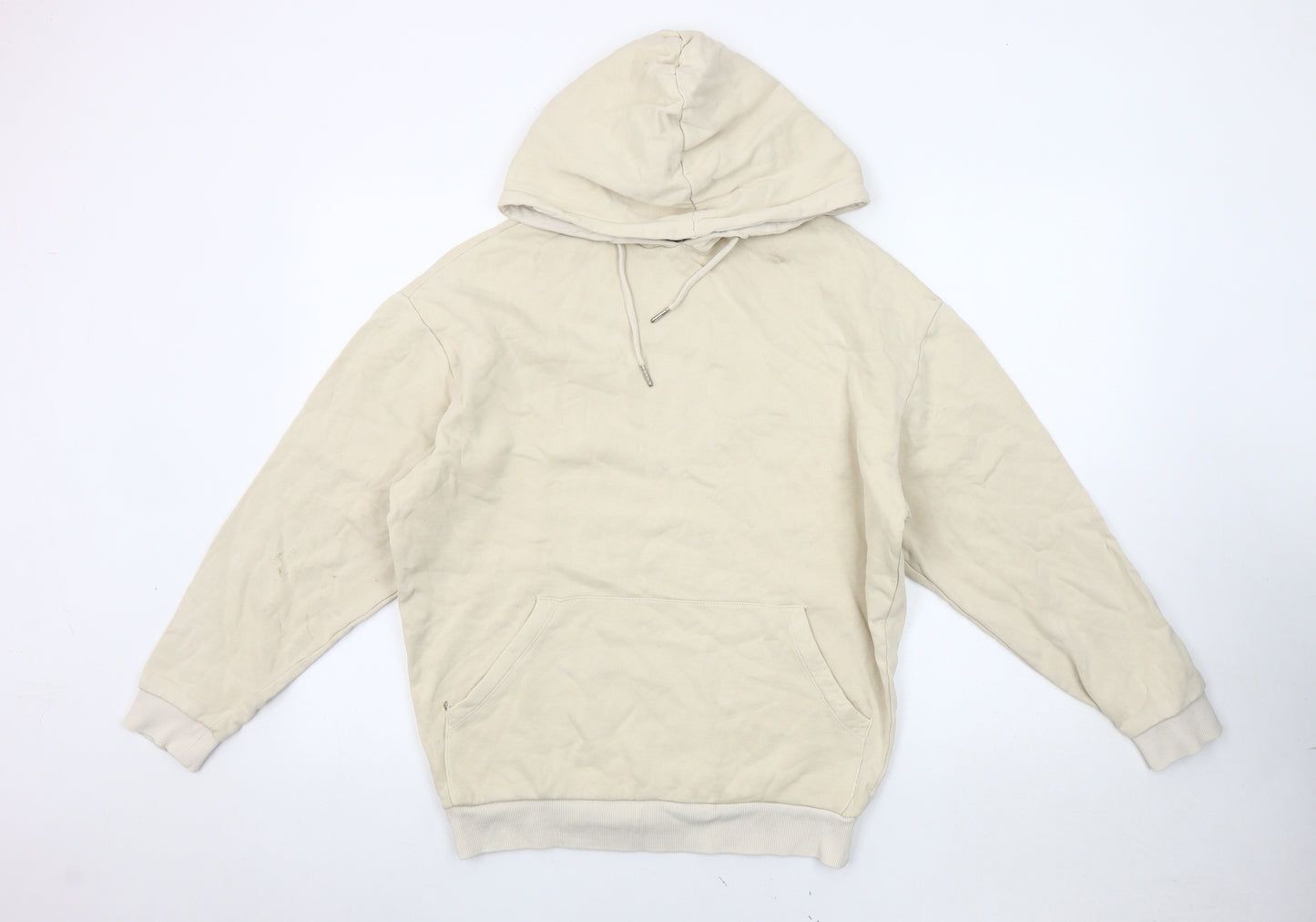 ASOS DESIGN Beige Women's 2XS Pullover Hoodie