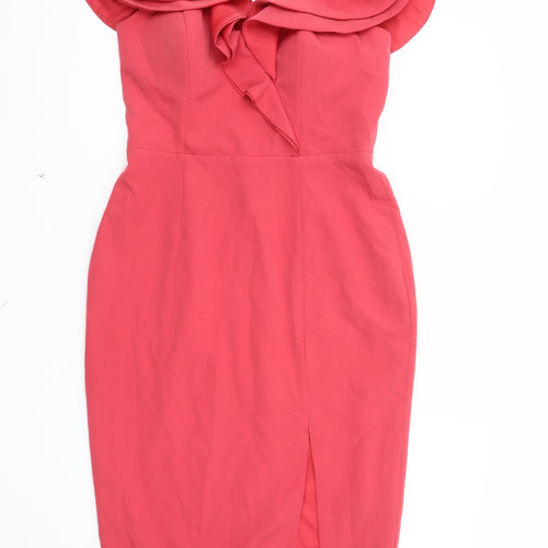 New Look Women Red Bodycon Dress, Size 12, Party Style
