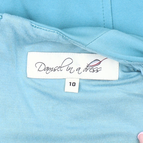 Damsel in a Dress Women's Blue Sheath Dress Size 10