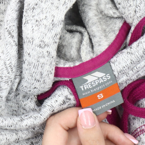 Trespass Women Grey Fleece Jacket Size S