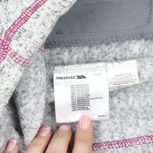 Trespass Women Grey Fleece Jacket Size S
