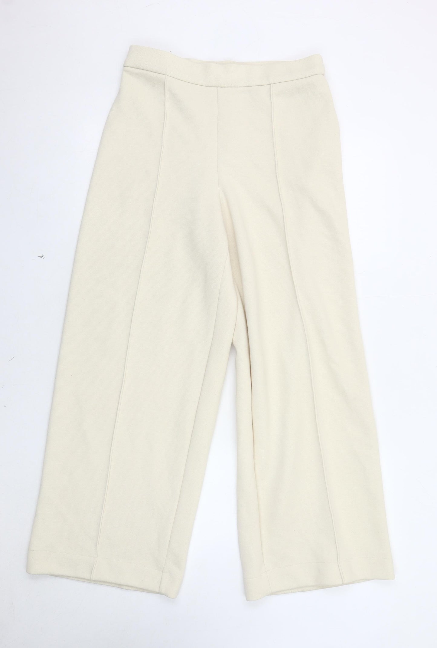 Marks and Spencer Women's Ivory Trousers Size 10