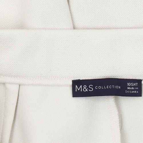 Marks and Spencer Women's Ivory Trousers Size 10