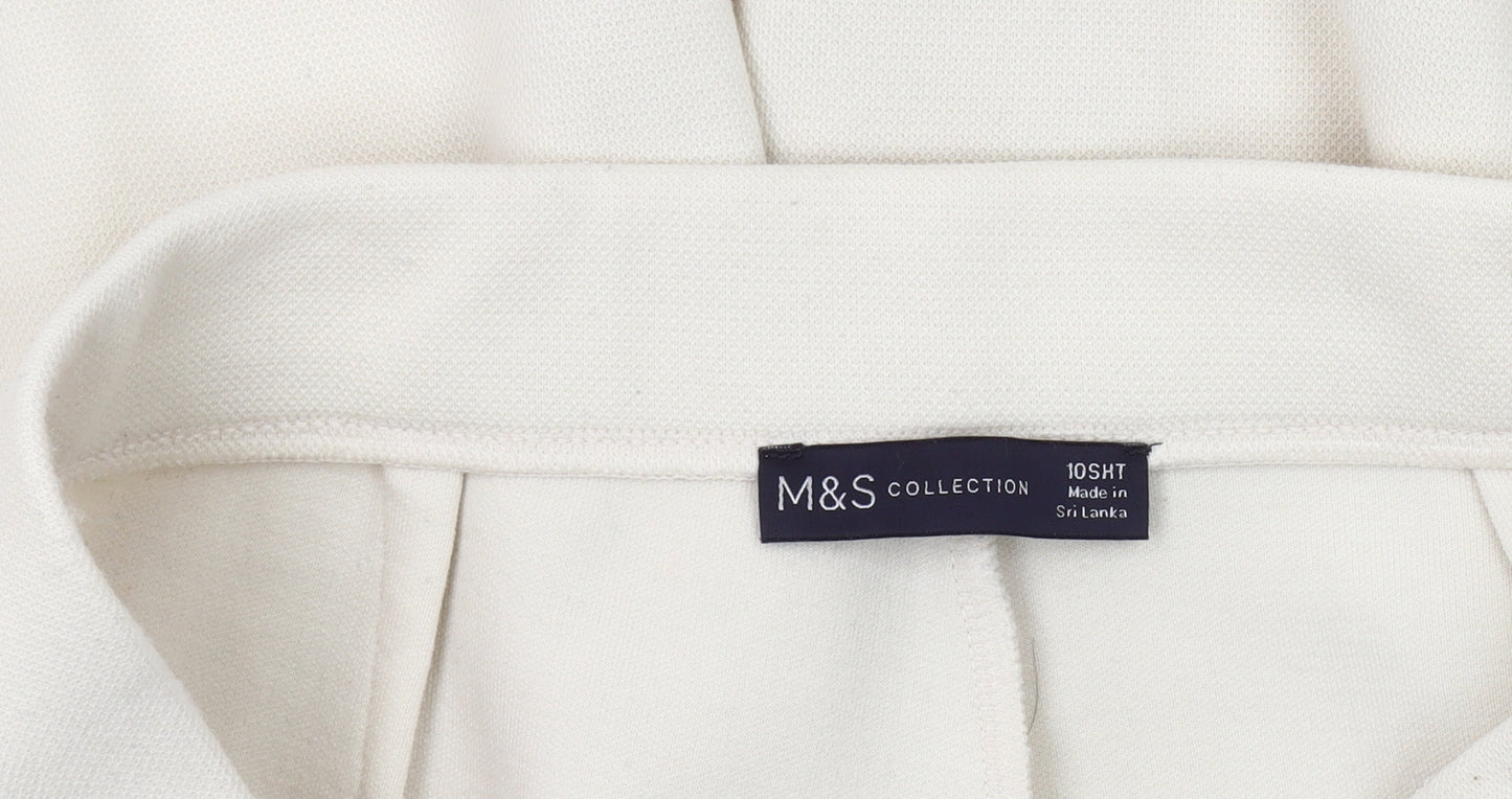 Marks and Spencer Women's Ivory Trousers Size 10