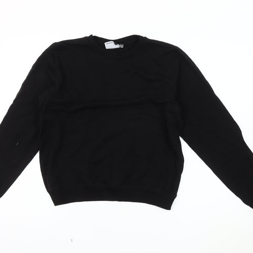 ASOS DESIGN Women's Black Pullover Sweatshirt Size 10