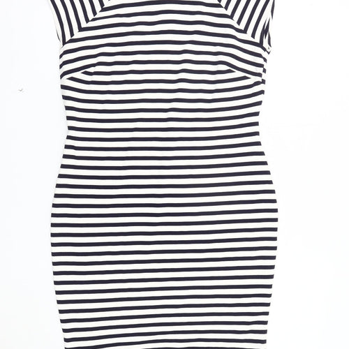 Marks and Spencer Women's Striped Sheath Dress Size 14