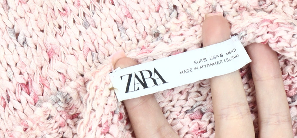 Zara Women's Pink Camisole Tank Top, Size M, Summer Essential