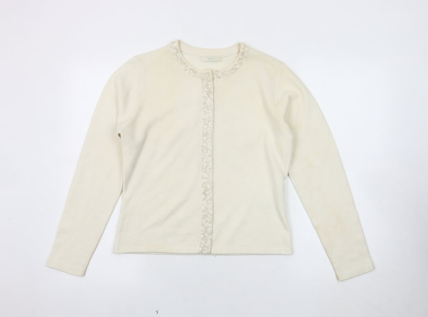 Marks and Spencer Women's Ivory Cardigan Size 12