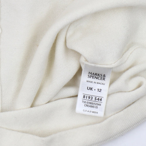 Marks and Spencer Women's Ivory Cardigan Size 12
