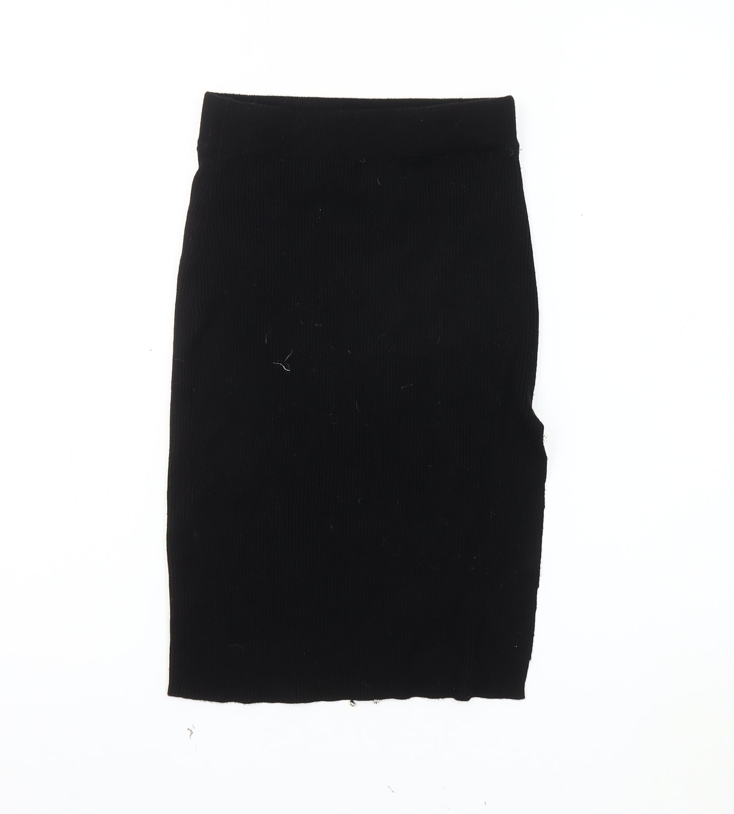 Quiz Black Beaded Women's Pencil Skirt - Size S