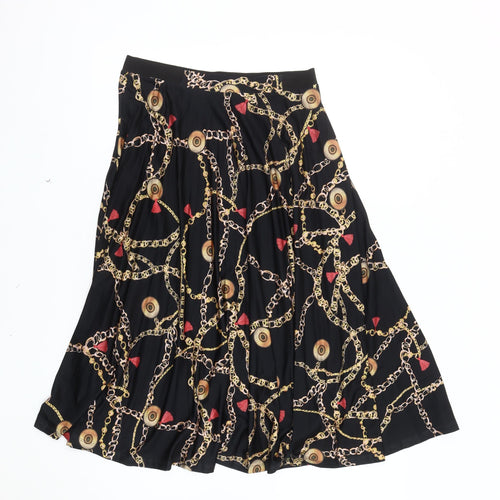Marks and Spencer Women's Black Pleated Skirt Size 10