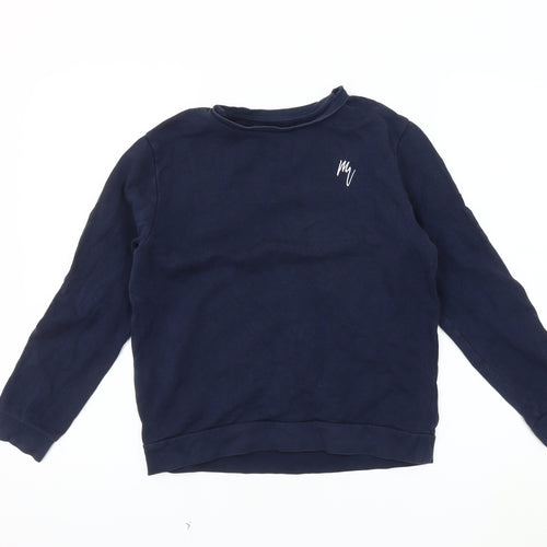 River Island Boys Blue Pullover Sweatshirt 11-12 Years