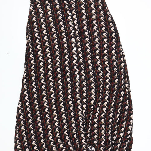Monsoon Women's Multicoloured Skirt, Size 14, Horses Print