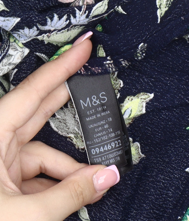 Marks and Spencer Women's Floral Skirt Size 18