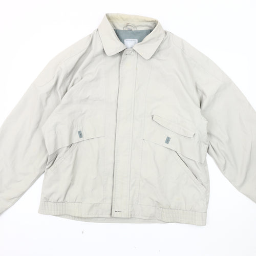 Wellington Men's Beige Casual Jacket, Size 42, Basic Style