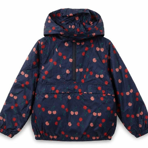 Marks and Spencer Girls Blue Hooded Anorak 7-8 Years