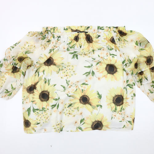 Bonmarché Women's Multicoloured Floral Blouse, Size 16