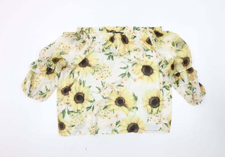 Bonmarché Women's Multicoloured Floral Blouse, Size 16
