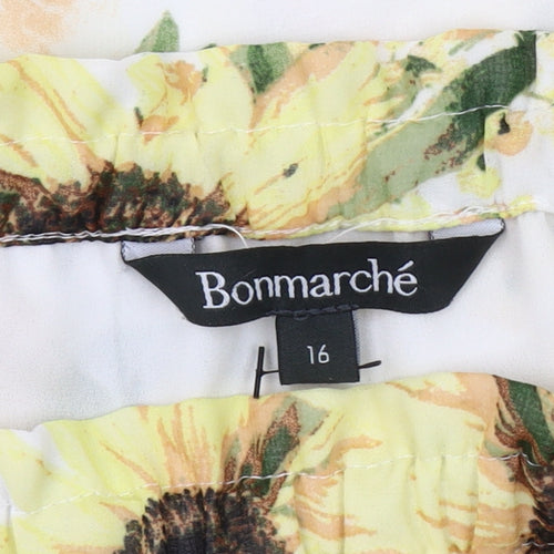 Bonmarché Women's Multicoloured Floral Blouse, Size 16
