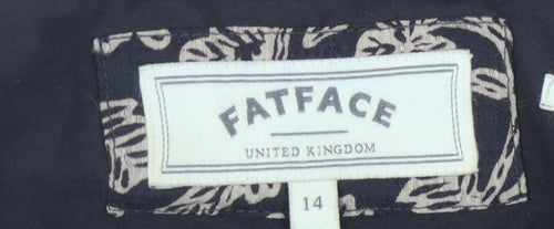 Fat Face Women's Black Floral Skirt Size 14