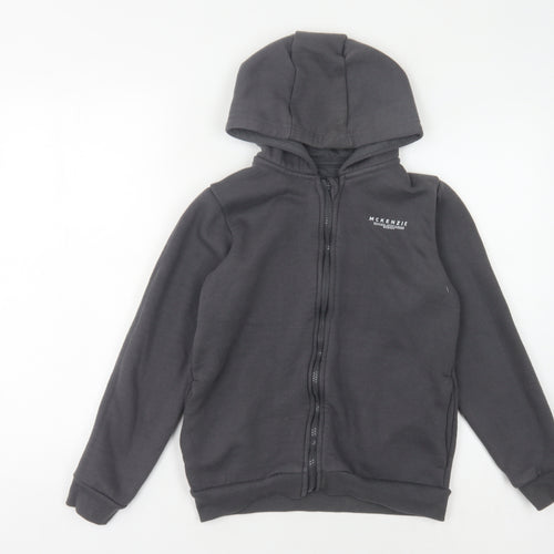 McKenzie Boys Black Full Zip Hoodie 12-13 Years