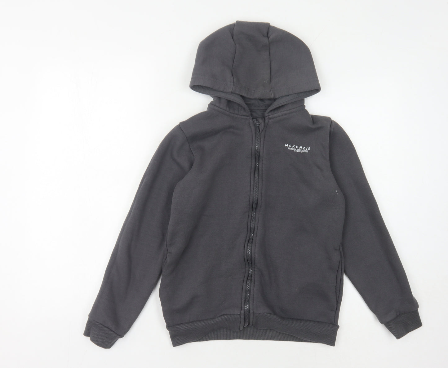 McKenzie Boys Black Full Zip Hoodie 12-13 Years