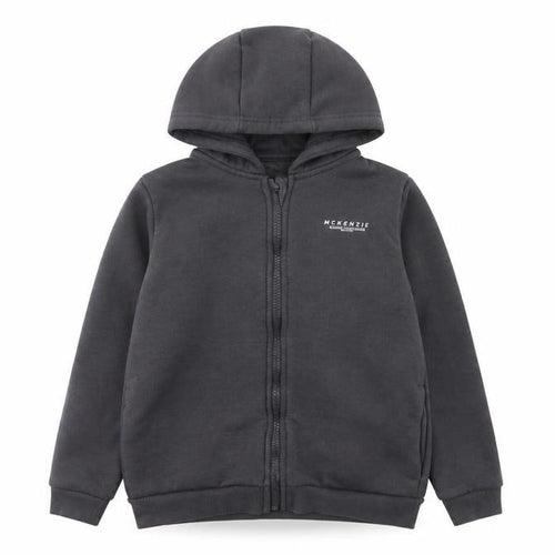 McKenzie Boys Black Full Zip Hoodie 12-13 Years