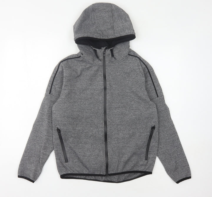 Sonneti Boys Grey Full Zip Hoodie 12-13 Years Hooded Casual