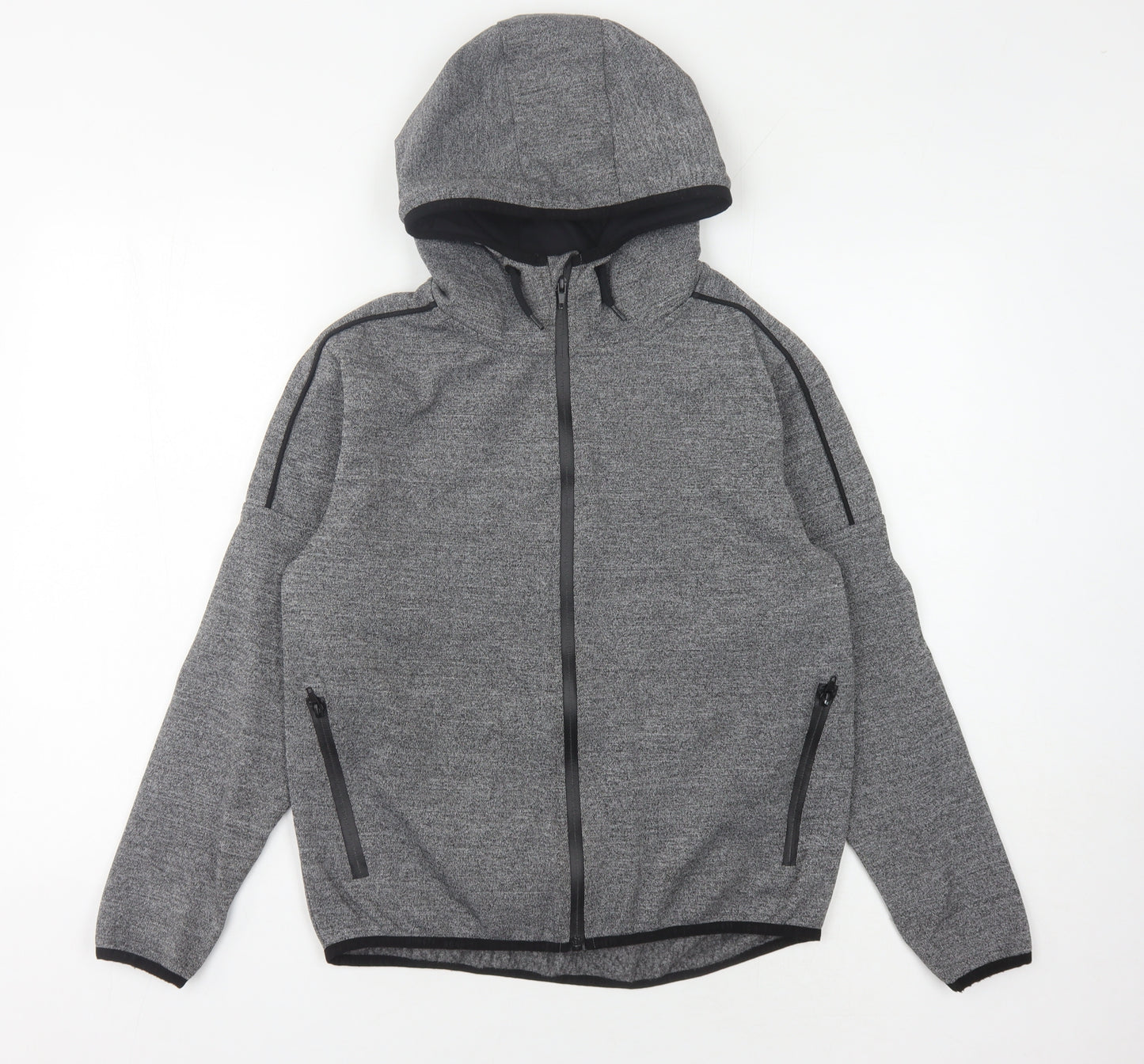 Sonneti Boys Grey Full Zip Hoodie 12-13 Years Hooded Casual