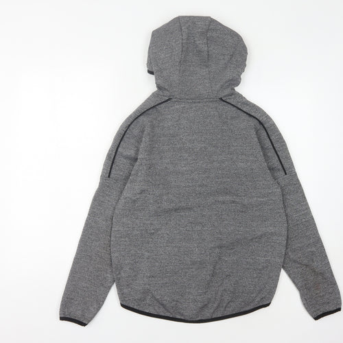 Sonneti Boys Grey Full Zip Hoodie 12-13 Years Hooded Casual