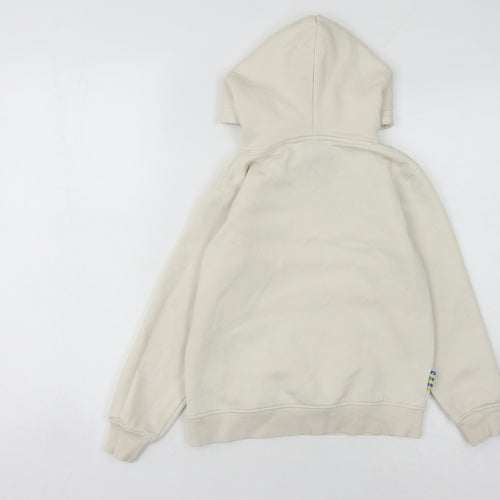 Leeds United Boys Beige Pullover Hoodie 9-10 Years