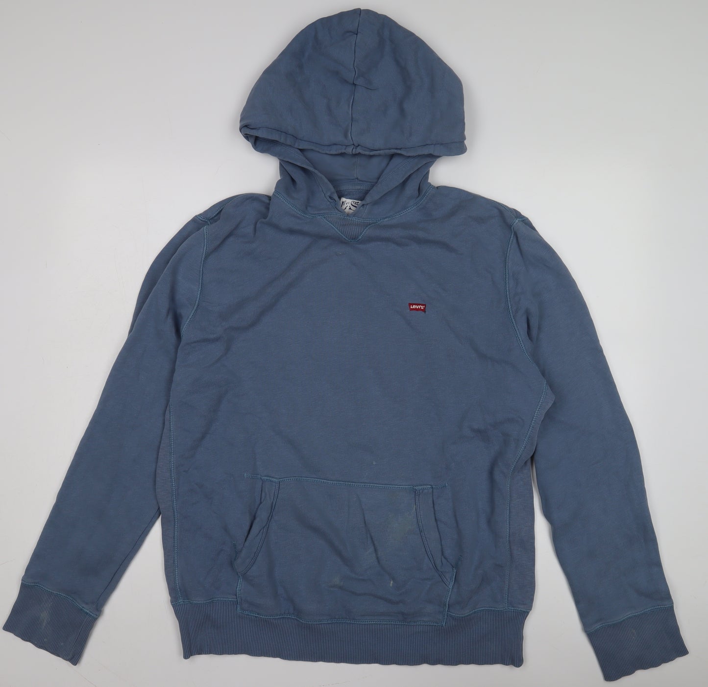 Levi's Men's Blue Pullover Hoodie, Large, Hooded