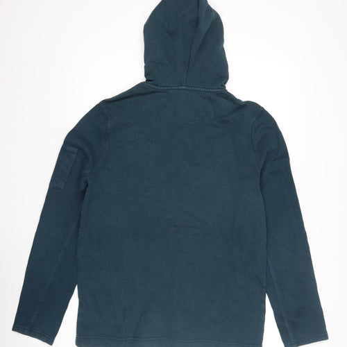 River Island Men's Blue Full Zip Hoodie, M