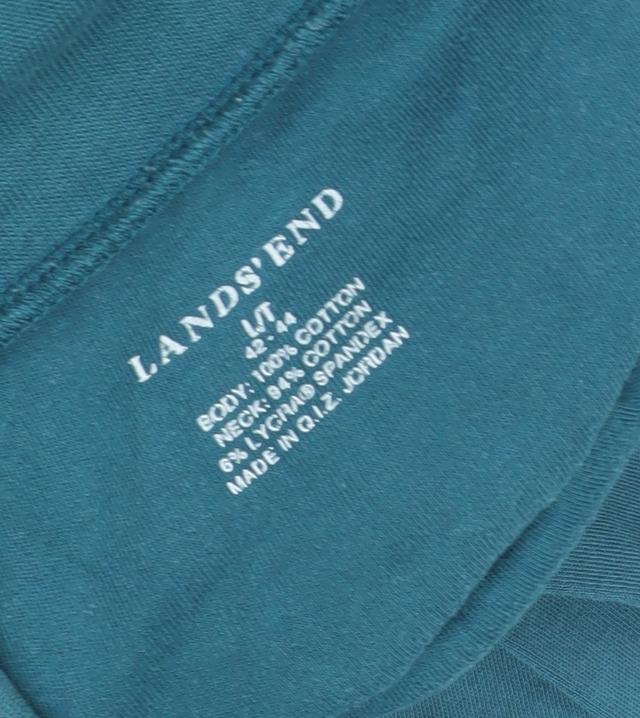 Lands' End Men’s Green Pullover Jumper, Size L