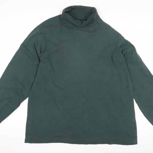 Lands' End Men's Green Pullover Jumper - L