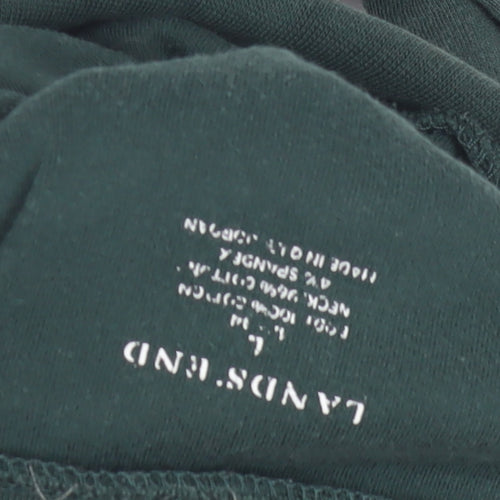 Lands' End Men's Green Pullover Jumper - L