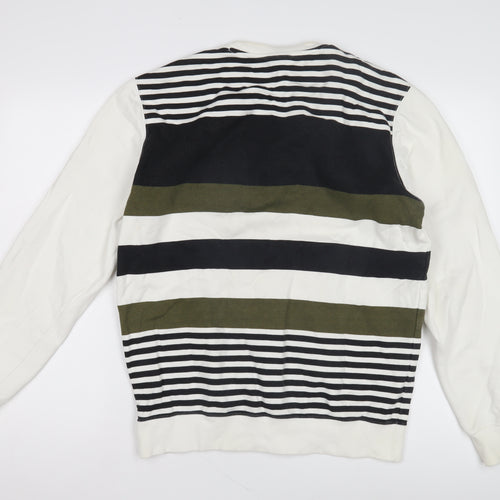Champion Men's Multicoloured Striped Sweatshirt M