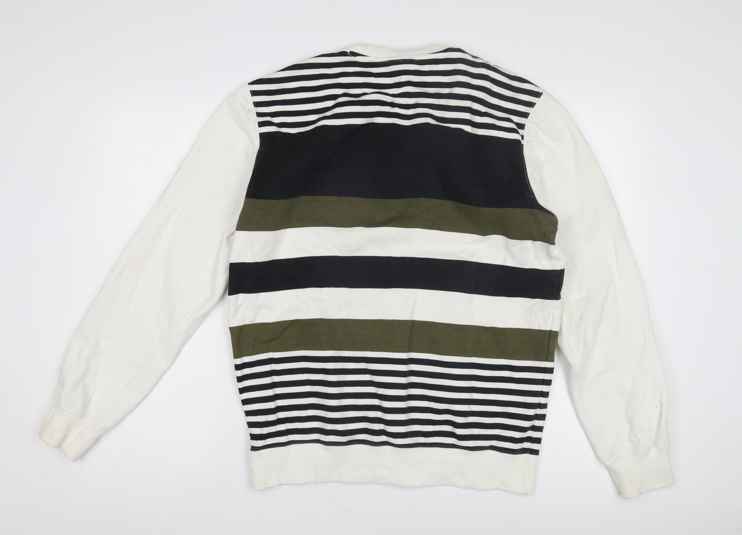 Champion Men's Multicoloured Striped Sweatshirt M