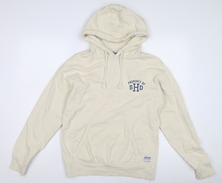 The Stronghold Men's Ivory Pullover Hoodie S