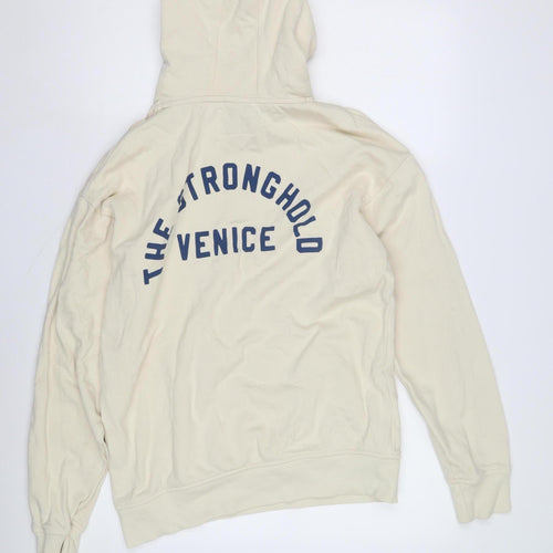 The Stronghold Men's Ivory Pullover Hoodie S