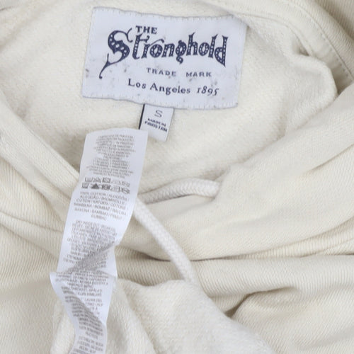 The Stronghold Men's Ivory Pullover Hoodie S
