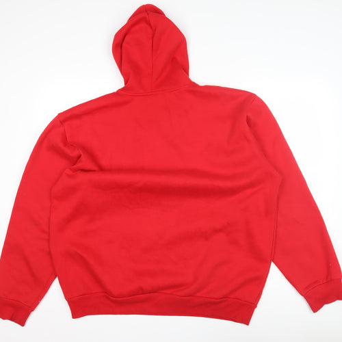 Donnay Men’s Red Pullover Hoodie XL Logo