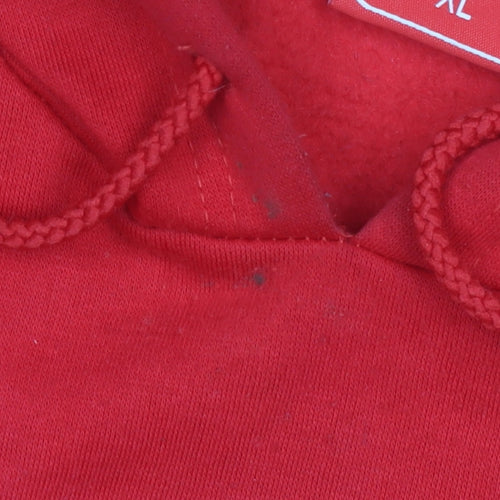 Donnay Men’s Red Pullover Hoodie XL Logo