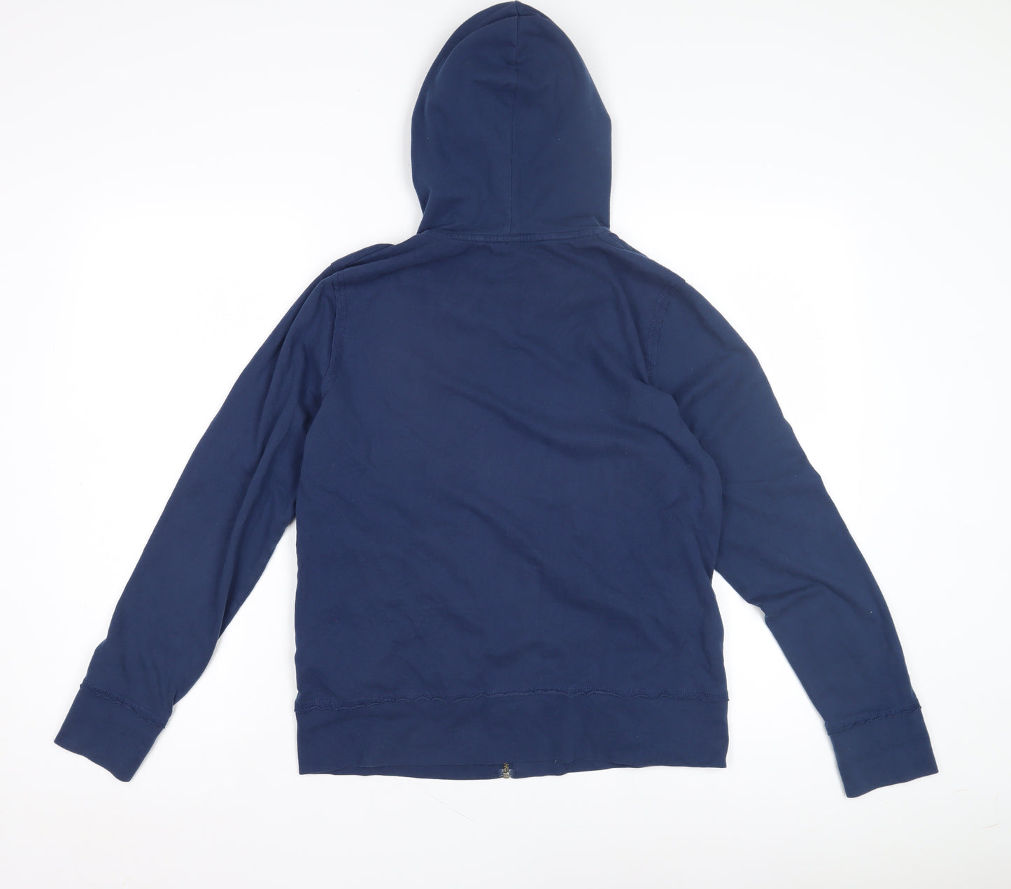 Marks and Spencer Women's Blue Full Zip Hoodie Size 14
