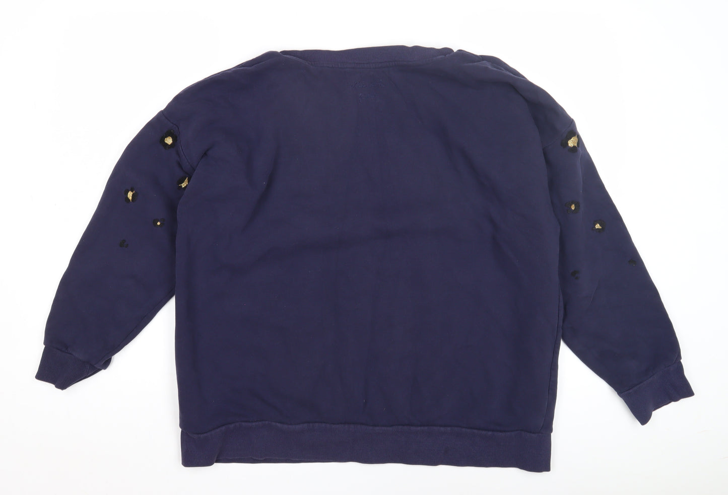 Next Women's Blue Animal Print Pullover Sweatshirt - L