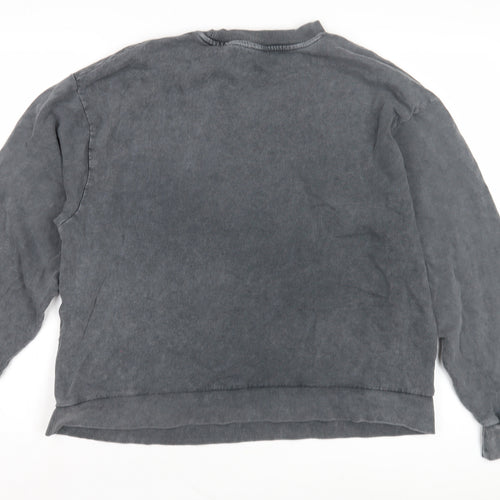 Disney Unisex Grey Mickey Mouse Graphic Pullover Sweatshirt L
