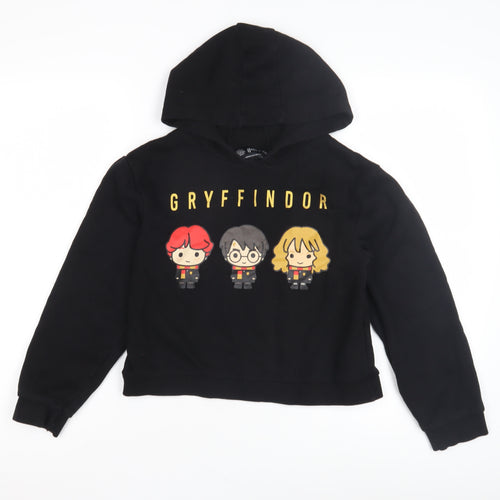 Harry Potter Boys Black Gryffindor Hoodie, 11-12 Years