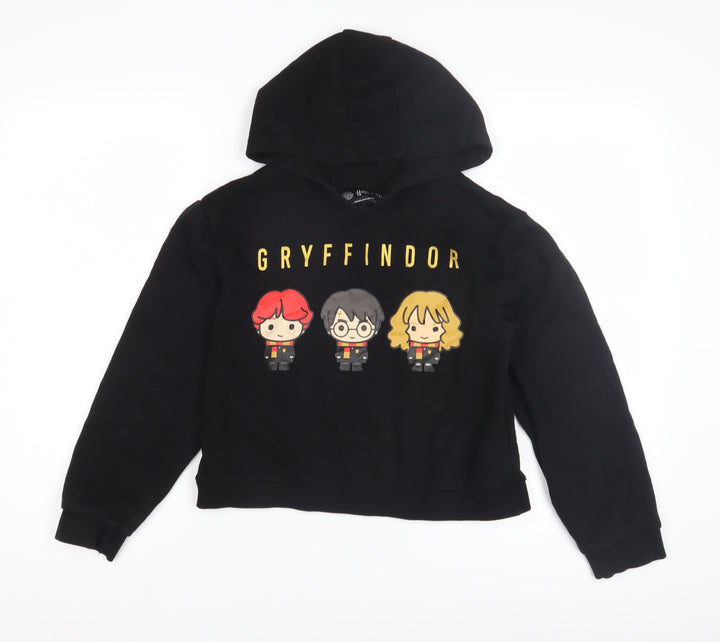 Harry Potter Boys Black Gryffindor Hoodie, 11-12 Years