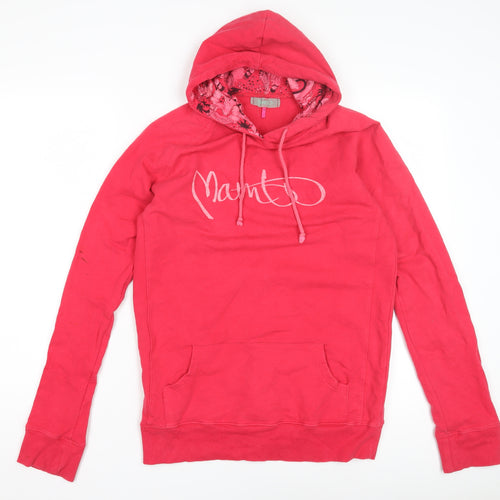 Mambo Red Women's Pullover Hoodie, Size 14, Cotton